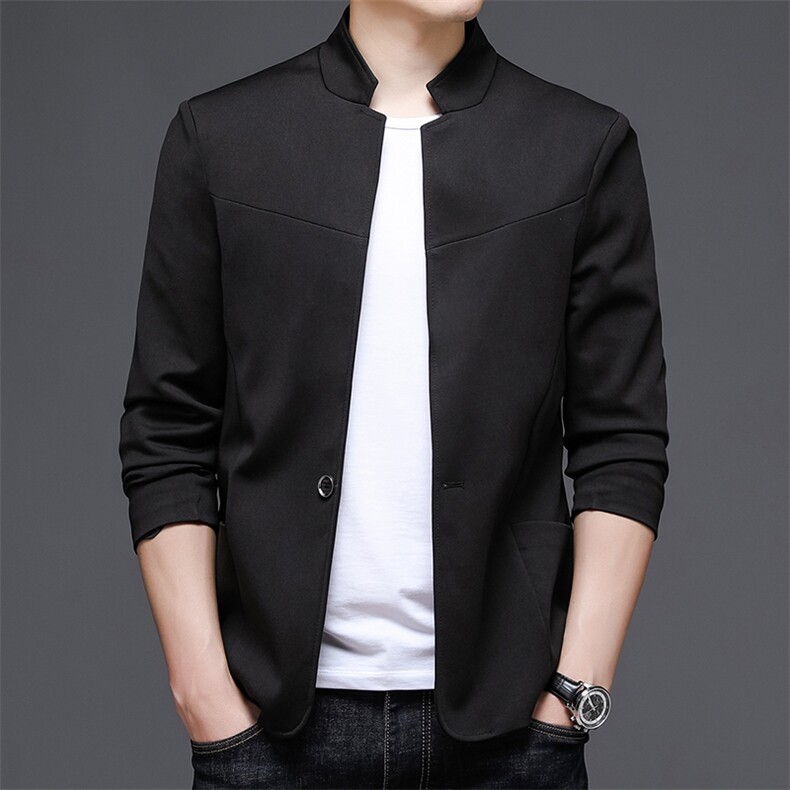 NJ8020钱塘2020-2中青年男士春秋季新款时尚休闲简约西服P70，男装西服，钱塘207-2