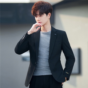 26年春秋季新款正装男西服青年韩版简约时尚休闲单西外套313-P150，男装西服，电商A355（原A415）