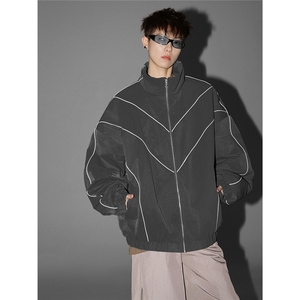 可二开机能防寒棉服M-5XL大码涤纶棉服男白底78176P138控198图片