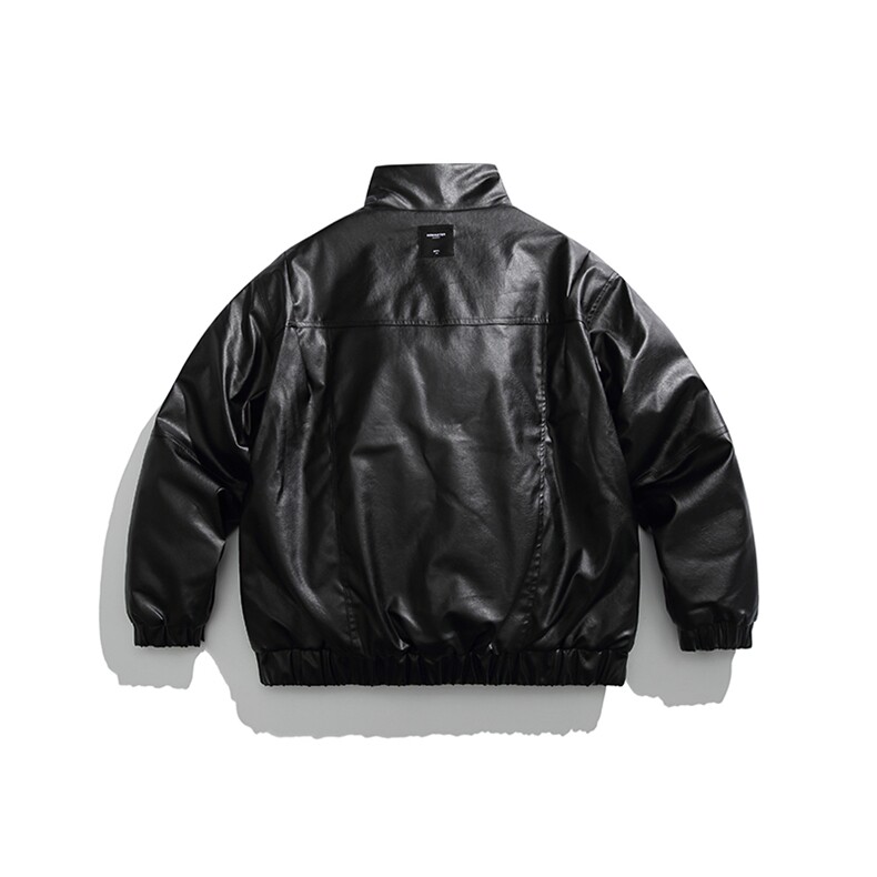 2025冬季新款男装日系潮牌纯色宽松休闲棉服加厚皮外套MY19-F159,男装棉衣,电商A101（原外27）