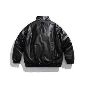 2025冬季新款男装日系潮牌纯色宽松休闲棉服加厚皮外套MY19-F159图片