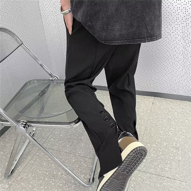 男春夏新款青少年时尚后纽扣休闲裤SK508P33,男装休闲裤,星座1116-2