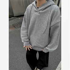 美式连帽毛衣外套男女宽松秋冬外搭慵懒风休闲百搭上衣MY055-P62，男装针织衫/毛衣，星座308B-1