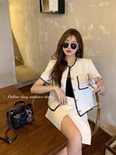 现货小香套装，女装职业装，F/TU