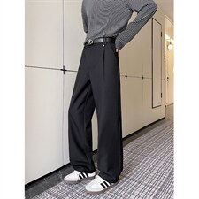 2026春夏新款男女款高级感新面料垂感休闲小脚西装裤6618-特P32，男装西服套装，电商C305A