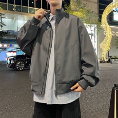 直播美式飞行员夹克男士潮流痞帅立领百搭工装外套6187-特P40，男装夹克，星座1403A