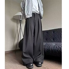 1506/Q3350/P39美式立体解构西裤阔腿裤直筒休闲裤宽松拖地裤，男装西裤，星座1506