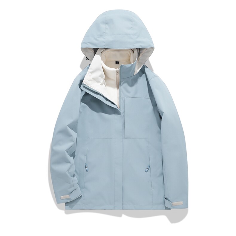 春秋冬三合一冲锋衣保暖连帽外套男女款防风防水户外服SZ618-P140,男装夹克,星座1105-3