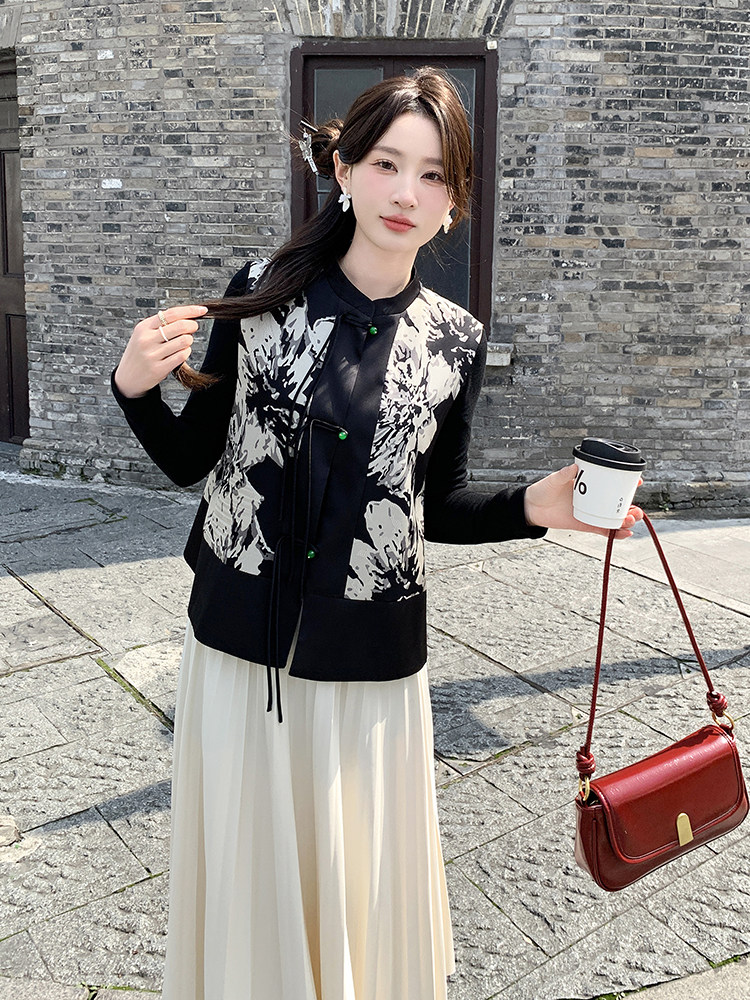 春季新款中式风格女装马甲优雅显瘦时尚百搭,女装马甲,鑫慧