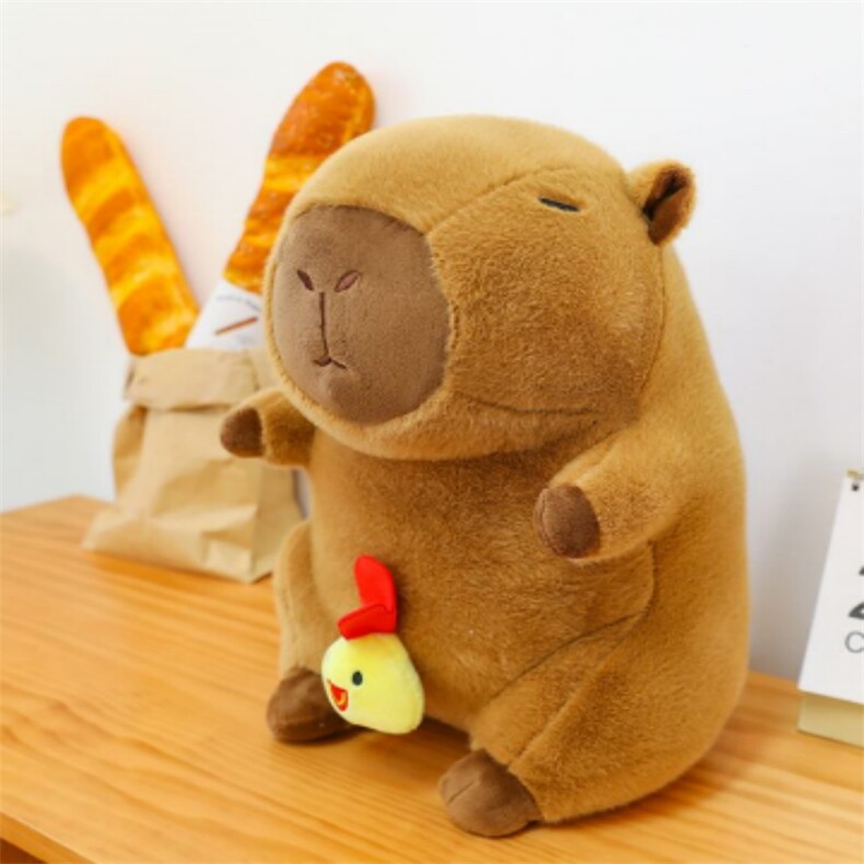 小鸡水豚（貂毛），潮贝毛绒玩具