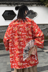 现货夏季大码新中式防晒服薄外套男女冰丝开衫道袍汉服F20/P40，男装防晒衣，电商A221A