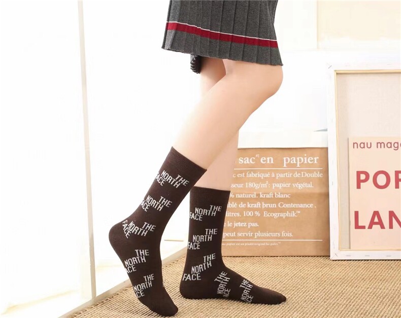 时尚女士澳洲羊毛提花袜五双装舒适保暖经典设计，袜子，九魅羊