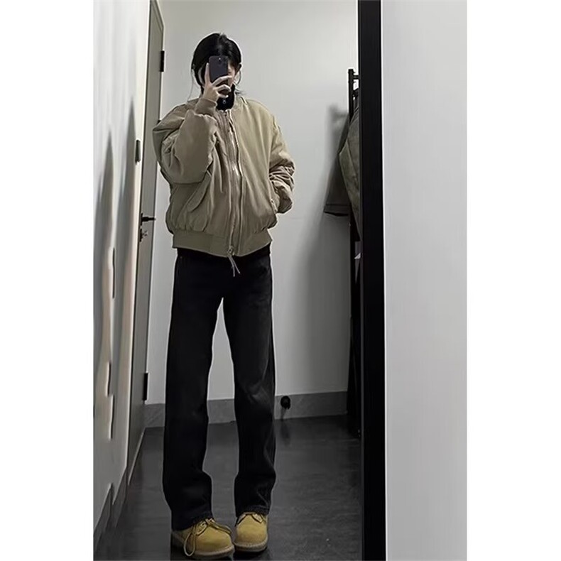 春秋季新款潮牌痞帅高端外套棒球服男女时尚简约百搭工装夹克,男装夹克,星座506A
