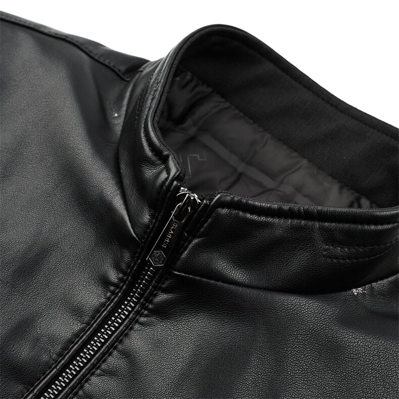 2023冬季加棉皮衣中青年男休闲时尚皮衣爸爸装YYPY2065-P230，男装皮衣，电商B212（原钱塘6029）