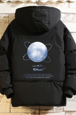 加厚加绒连帽衣男大码服男面包服男砖墙MY16241-P100，男装棉衣，电商A040A
