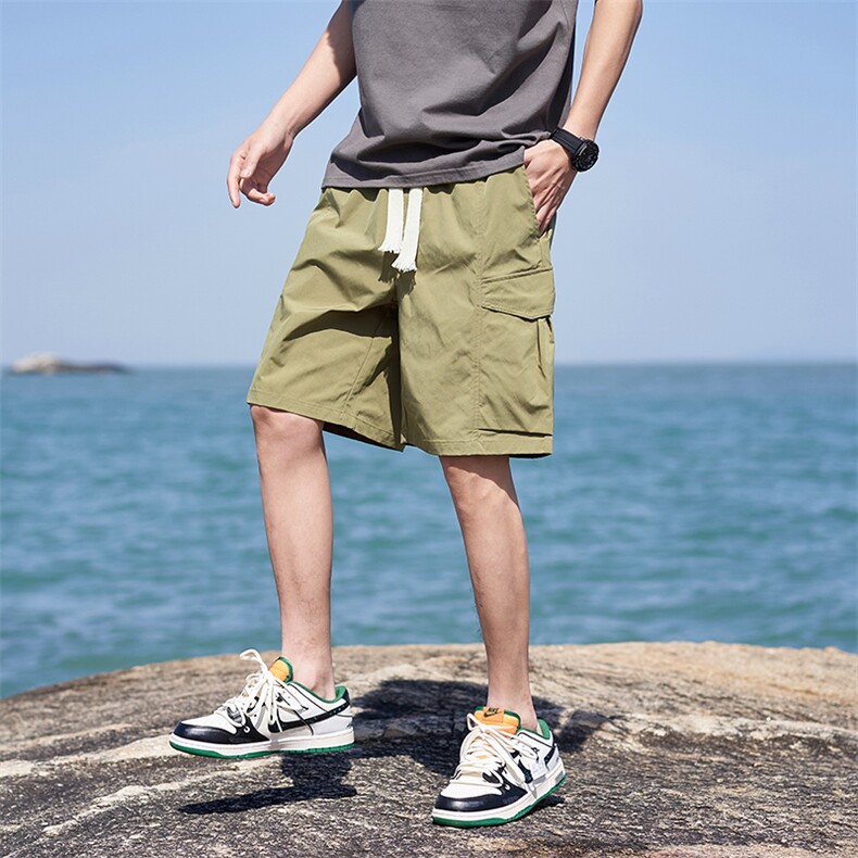 【深度库存】夏季休闲短裤男薄款冰丝中裤五分裤男B381/366,男装牛仔裤,电商B381（原B382）