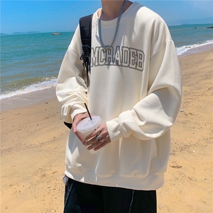 高品质！360克重磅秋季潮牌宽松圆领卫衣FY342p35加绒p45控58