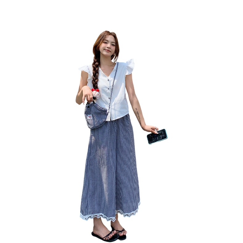 2025年夏季上衣加裤子两件套,女装套装/套裙,欣美人