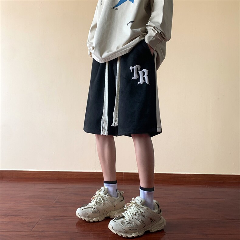 XZ616夏季新款麂皮绒短裤TY823P35控48,男装休闲裤,星座512A（原616）
