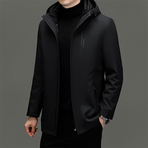BZ2389钱塘2020-2商务休闲简约冬季厚款中年男士羽绒服P290图片