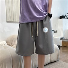 DK39168-P15 港风休闲短裤男士大码运动五分裤男中裤男马裤图片