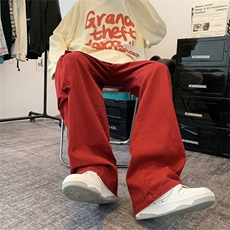 男秋季新款港风休闲裤飘带工装裤ZA03P40，男装休闲裤，星座1116-2