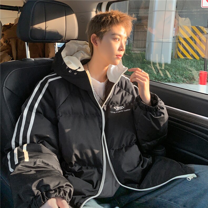 美拉德羽绒棉服加厚面包服棉衣连帽外套男H916,男装棉衣,电商A341