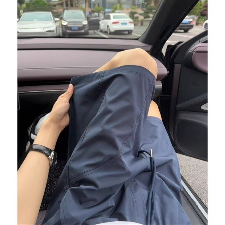网图现货美式宽松直筒弯刀五分速干短裤男DK5513特P20,男装牛仔裤,星座205-3