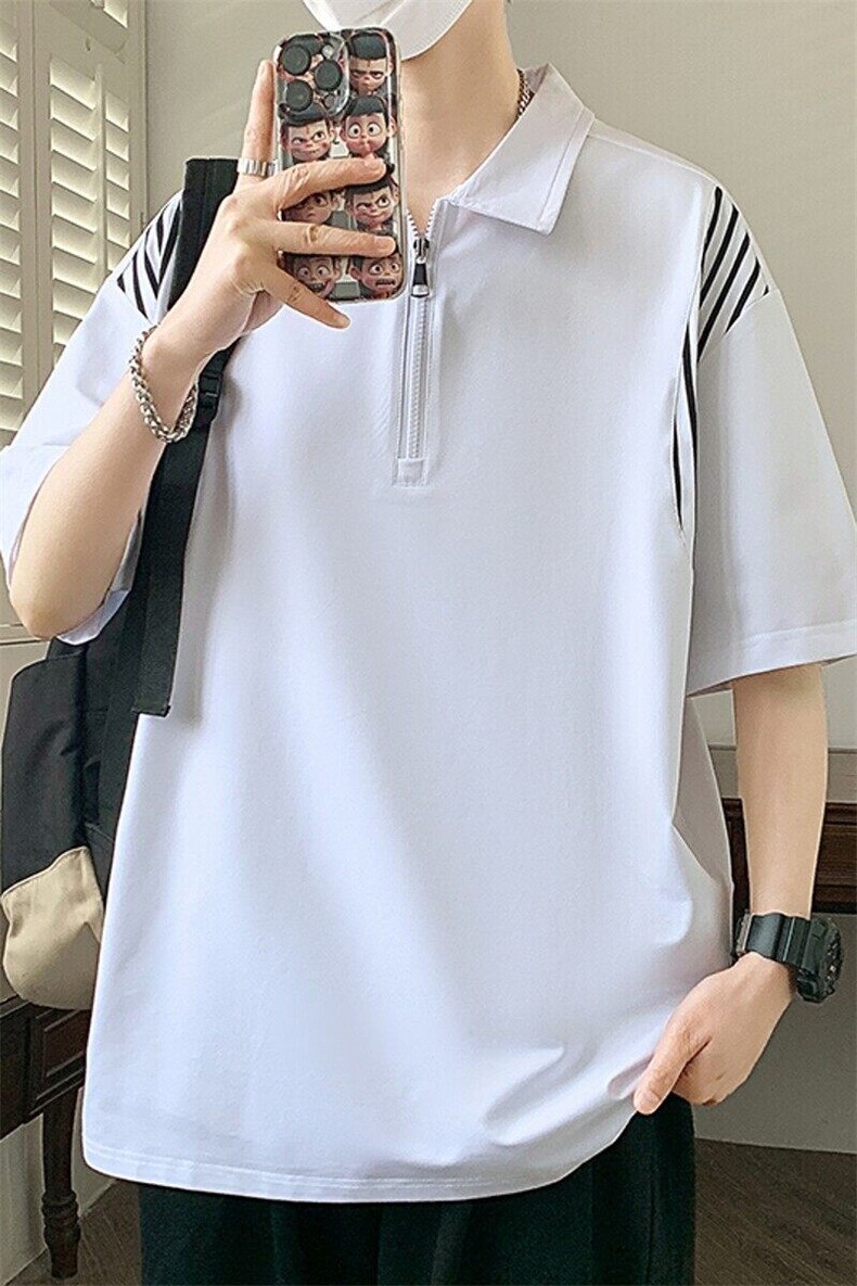 25074-特P43港风翻领短袖polo衫夏季时尚休闲T恤男打底衫,男装T恤,电商D310B