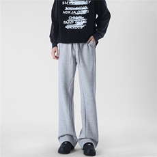 A429-YK325-特批40秋冬重磅显瘦美式弯刀休闲百搭宽松卫裤，男装休闲裤，电商A429