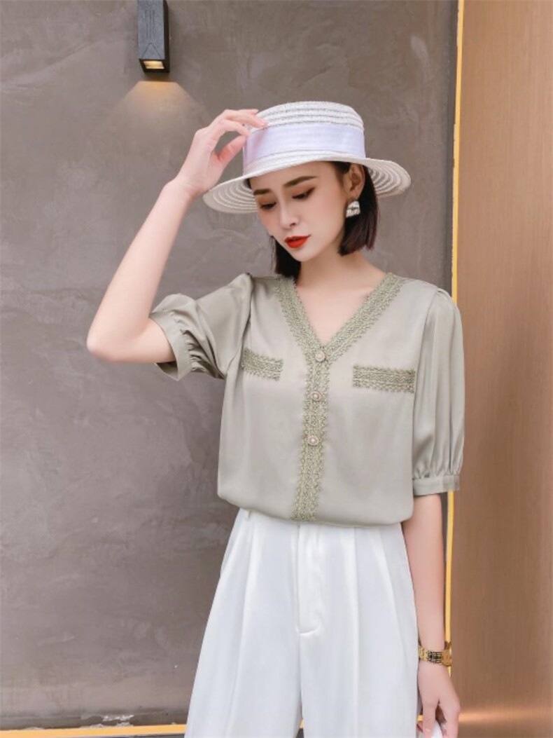 夏季新款衬衫，女装衬衫，TerreBleue