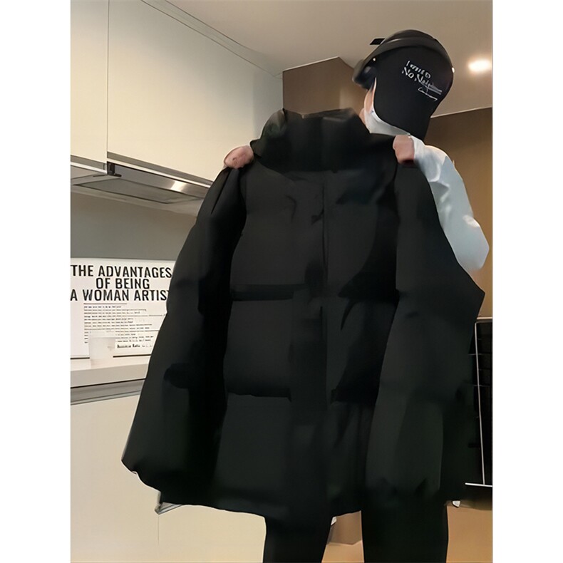 现货抖音得物可供视频冬季三防加厚羽绒棉衣外套面包棉服AM999,男装棉衣,电商A443