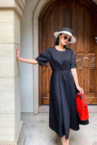 现货，MLXL，设计特色款连衣裙，女装连衣裙，弗气