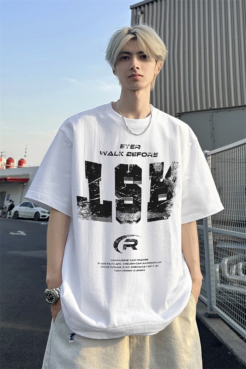 240g美式重磅短袖T恤FSDX248M-5XL特批25无差价控48,男装T恤,电商B219B