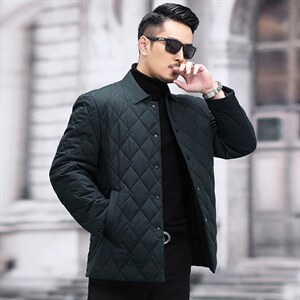 新款冬季中年男士外套棉衣男厚款棉袄男装翻领棉服SFT8-P205