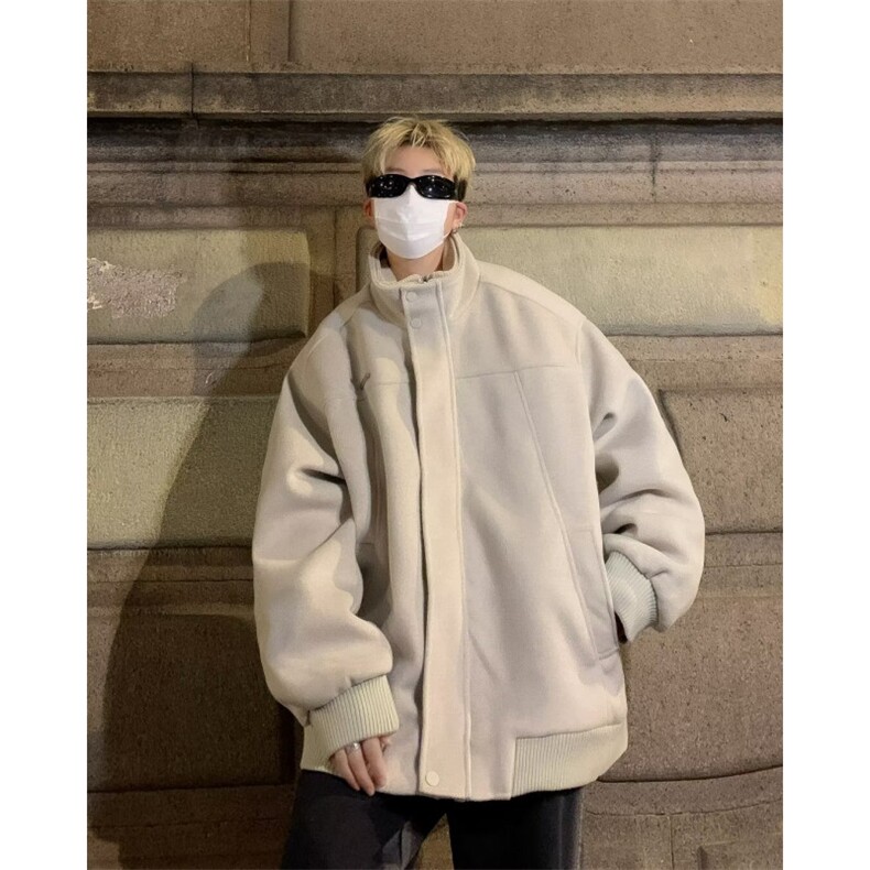 春季新款假两件毛呢外套W9296P100,女装短外套,星座1116-2