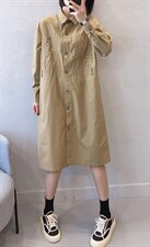 中长款连衣裙，女装连衣裙，江南俏之羽