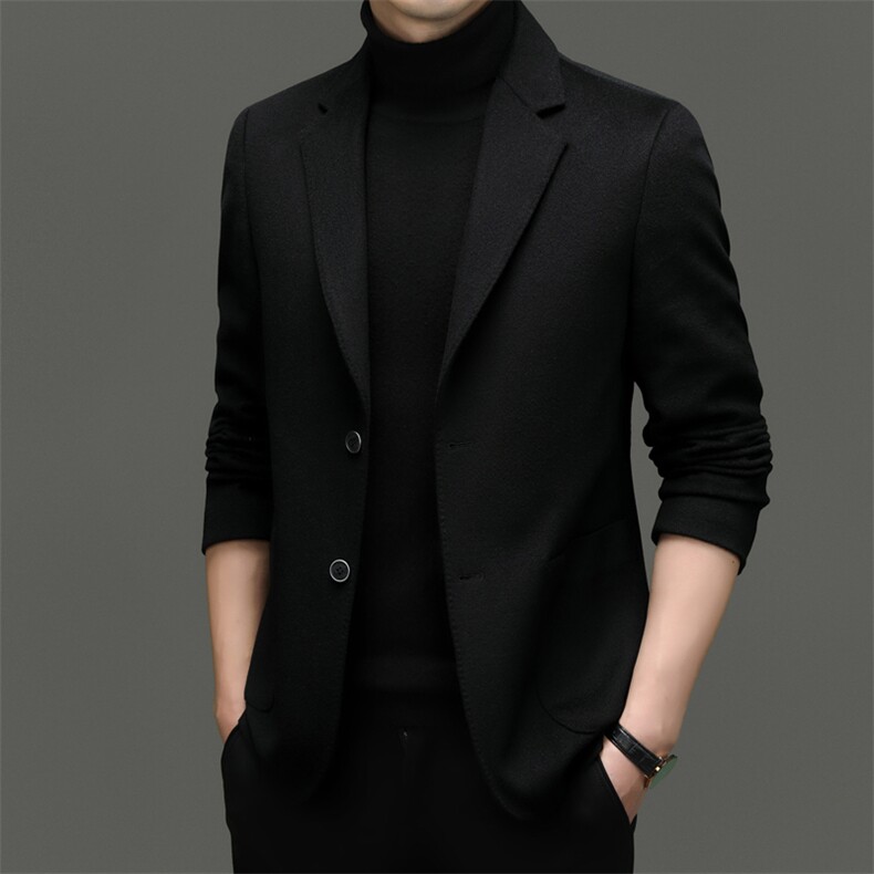 AE819秋冬新款羊毛精品轻奢高端男士西装休闲西服欧货高品,男装西服,钱塘207-3