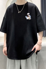 DX17239-P20纯棉短袖t恤男大码半袖打底衫宽松体恤衫大皂风，男装T恤，电商A040