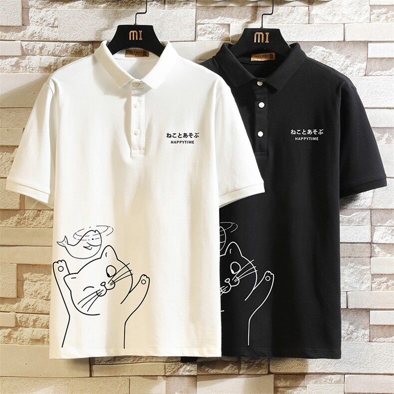 PL57133-P35翻领短袖polo衫男大码胖子半袖t恤男有领保罗衫,男装Polo衫,电商A040A