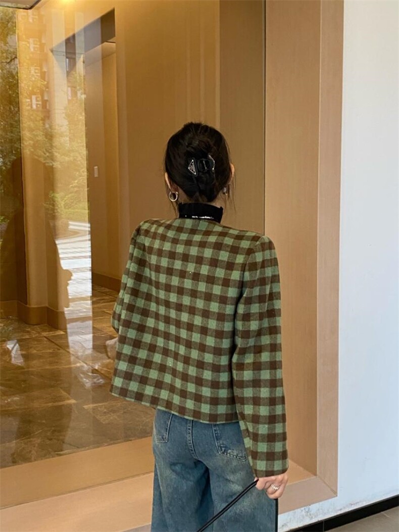 格子羽绒，其它，麦缇诺