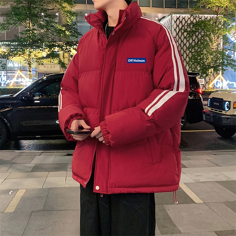 量大优可提供视频冬棉衣立领条纹HD019-1-MF5276-P75,男装棉衣,电商019-1