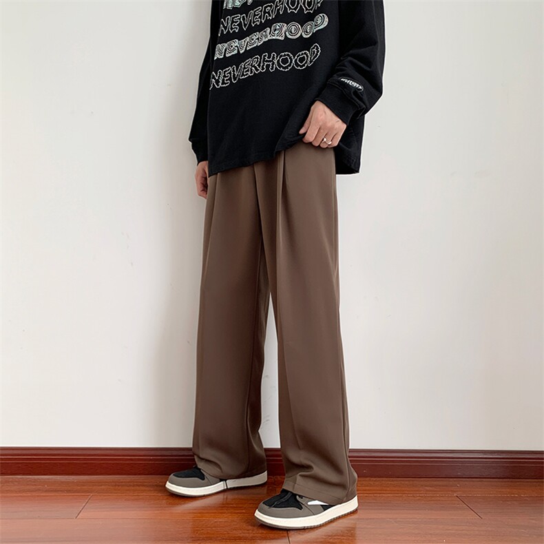 港风 抖音品质休闲裤西裤真超复合加绒P65控88 常规款P50控68图片