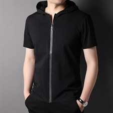 2022男装polo衫体恤衫男士短袖百搭商务连帽夏季新款休闲T恤，男装T恤，电商B212（原钱塘6029）