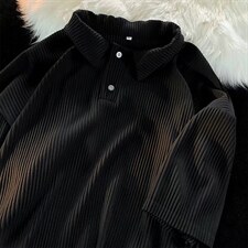 夏季休闲潮流翻领Polo衫港风情侣冰丝短袖上衣T恤男T1091-P30，男装Polo衫，星座512-2