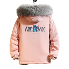 MM48173-P130冬季大毛领衣男士大码加厚袄男服砖墙，男装棉衣，电商A040A