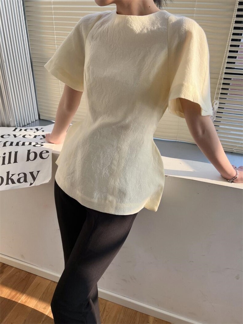 夏款现货，设计款上衣，其它，LION&CAT(2F)