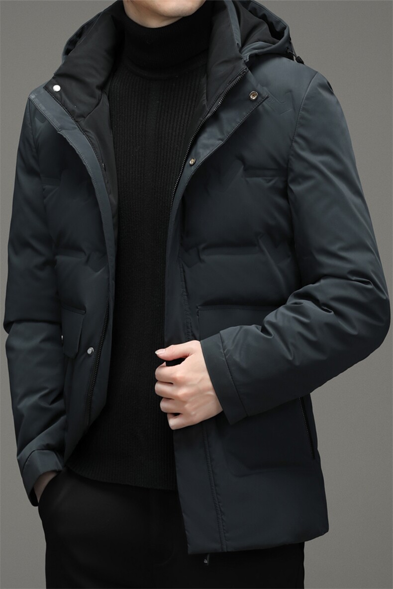 中年男灰鸭绒羽绒服男冬季新款中年加厚外套爸爸装YYYR6101-P265,男装羽绒服,电商B212（原钱塘6029）