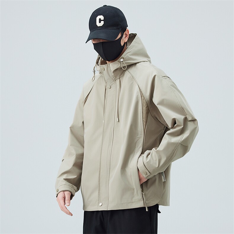 2025新款秋季夹克男士连帽工装外套B240-J88230-P120,男装夹克,电商B240