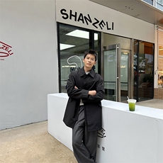 老钱风高端中长款宽松大衣外套风衣夹克男A236-82508-P140，男装风衣，电商A236